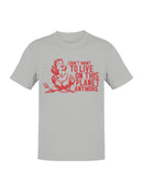 I Don’t Want to Live Anymore Graphic Men's T-shirt