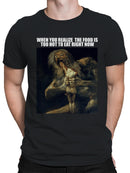 Hot Food Horror Realization Meme Men's T-shirt