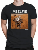 Mars Rover #Selfie NASA Image Men's T-shirt