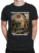 Revolutionary Humor Parody Graphic Men's T-shirt