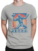 Retro Football Yeet Design Men's T-shirt