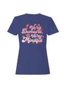 Very Demure, Very Mindful Floral Design Women's T-shirt