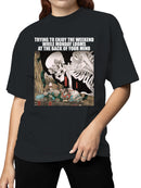 Weekend Blues with Looming Monday Women's T-shirt