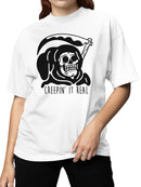 Creepin' It Real Grim Reaper Women's T-shirt
