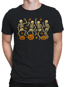 Dancing Skeletons Halloween Fun Men's T-shirt
