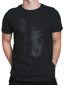 Grunge Spirit Haunting Face Art Men's T-shirt