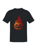 Fiery Pumpkin Inferno Men's T-shirt