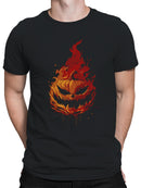Fiery Pumpkin Inferno Men's T-shirt