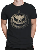 Sinister Pumpkin Grin Men's T-shirt