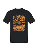 Pumpkin Spice Autumn Vibes Men's T-shirt