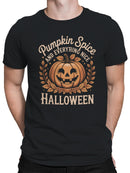 Pumpkin Spice Halloween Delight Men's T-shirt