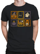 Spooky Halloween Stamp Art Men's T-shirt