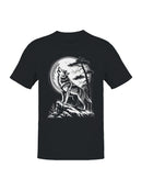 Majestic Wolf Amidst Moonlight Men's T-shirt