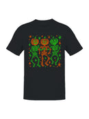 Pumpkin Skeleton Dance Party Men's T-shirt