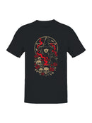 Witch, Skulls, and Black Cat Men's T-shirt