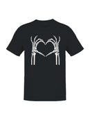Skeleton Hand Heart Art Men's T-shirt
