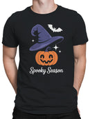 Spooky Season Pumpkin Witch Hat Men's T-shirt