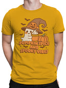 Pumpkin Spice and Spooky Vibes Men's T-shirt