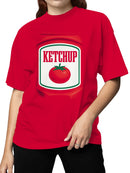 Ketchup Label with Tomato Women's T-shirt