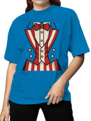 Patriotic Tuxedo Women's T-shirt