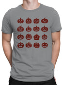Pumpkin Faces Collection: Creepy to Cute Men's T-shirt