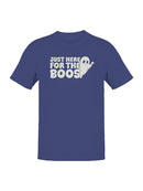 Just Here for the Boos Halloween Ghost Men's T-shirt