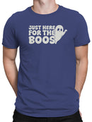 Just Here for the Boos Halloween Ghost Men's T-shirt