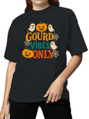 Halloween Gourd Vibes Only Women's T-shirt