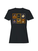 Spooky Halloween Stamp Art Women's T-shirt