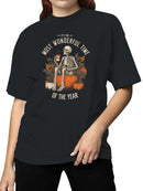 Skeleton's Wonderful Fall Brew Women's T-shirt