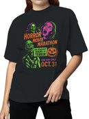 Halloween Horror Movie Marathon Women's T-shirt
