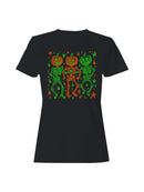 Pumpkin Skeleton Dance Party Women's T-shirt