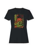 Spooky Raccoon Halloween Scene Women's T-shirt