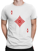 Intricate Ace of Diamonds Art Men's T-shirt