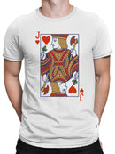 Jack of Hearts Playing Card Art Men's T-shirt