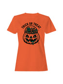Spooky Trick or Treat Pumpkin Women's T-shirt