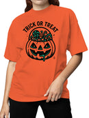 Spooky Trick or Treat Pumpkin Women's T-shirt