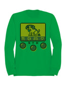 Digital Pet Care Game Men's Sweatshirt