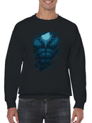 Lunar Bat Warrior Men's Sweatshirt