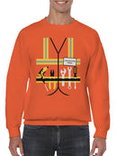 Construction Crew Toolbelt Men's Sweatshirt