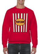 Popcorn Box Striped Men's Sweatshirt