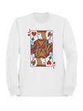 Jack of Hearts Playing Card Art Men's Sweatshirt