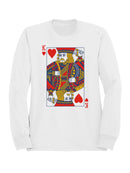 King of Hearts Vibrant Men's Sweatshirt