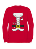 Festive Santa Outfit Women's Sweatshirt