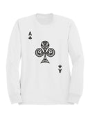 Intricate Ace of Clubs Women's Sweatshirt
