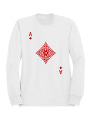 Intricate Ace of Diamonds Art Women's Sweatshirt