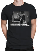 Morning Struggles Gothic Meme Men's T-shirt