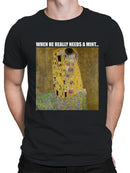 Kiss and Mint Humor Men's T-shirt