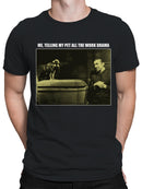 Vampire Pet Confidant Humor Men's T-shirt