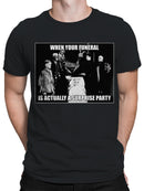 Funeral Surprise Party Humor  Men's T-shirt